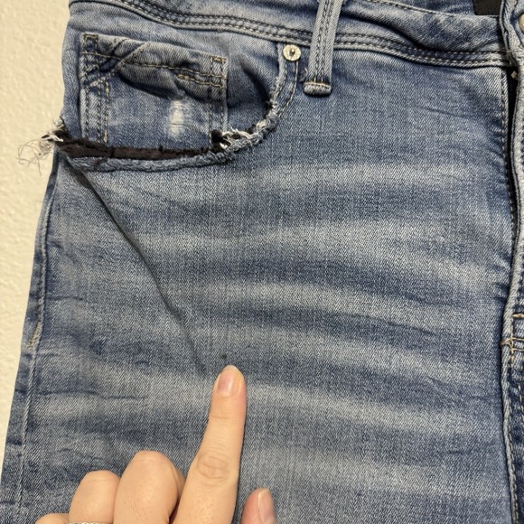 Buckle Black Jeans Women Size 34x32 Faded Blue Fit No. 53 Denim Bootcut - HEMMED - Picture 3 of 16